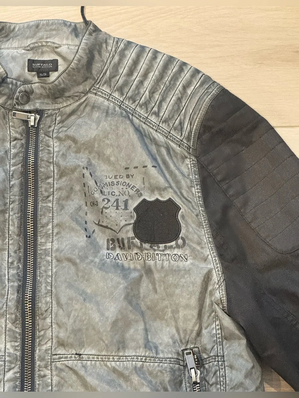 NWT Buffalo David Bitton Moto Jacket Size XL